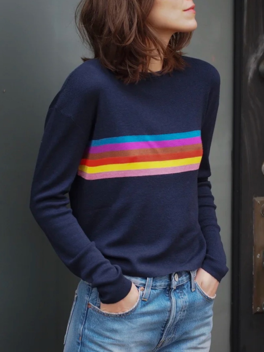 Kule The Ricky Striped Sweater